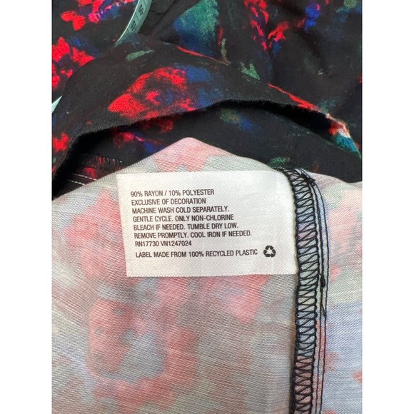 Women's Plus Size Floral Print Volume 3/4 Sleeve Dress - Rachel Comey x Target R - Picture 4 of 7